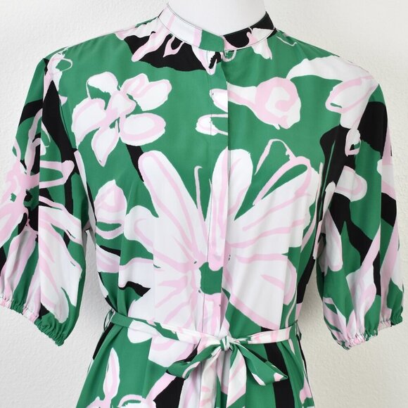 Anthropologie Whit Two Mareta Floral Midi Dress Petite - S - Picture 2 of 8